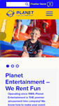 Mobile Screenshot of planetentertainment.com.au